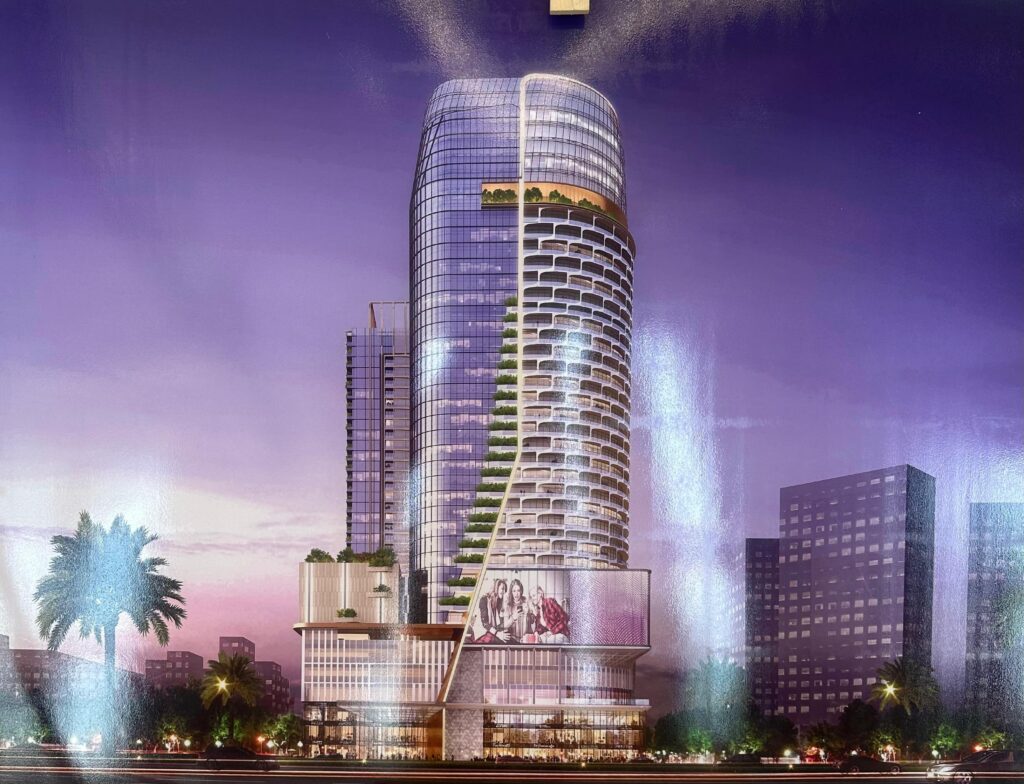 Side View Gaur yamuna city luxury studio apartments – Sector 19, Noida